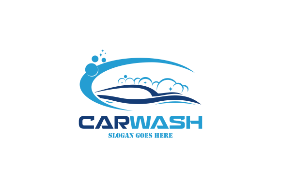 Download Flat Car Wash Logo Background. Best Logo - Logo Collection