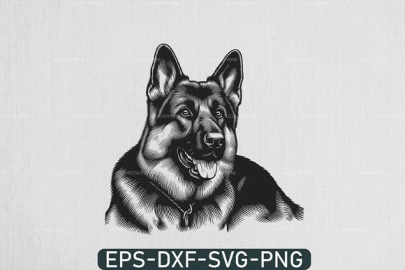 Download German Shepherd Svg , Dog Head Svg - Dog head Collection