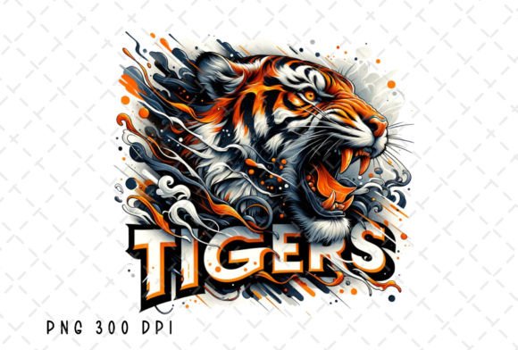 Download Tiger Head Logo Tigers Sublimation PNG - Logo Collection