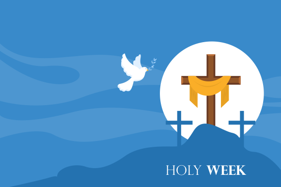 Download Flat Design Holy Week Concept Logo - Logo Collection