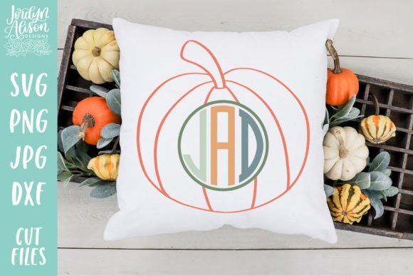Download Monogram Pumpkin SVG, Fall SVG - Pumpkin svg Collection